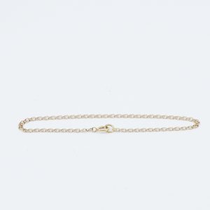Armband Bismarck Guld 18K 1,3g Längd 18cm Bredd 3mm