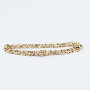 Armband Bismarck Guld 18K 19,6g Längd 18,5cm Bredd 7mm