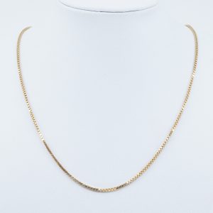 Halskedja Venezia Guld 18K 10,6g Längd 70cm Bredd 1mm