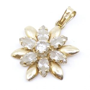 Hänge/berlock Guld 18K 1,5g Bredd 18mm Höjd 20mm med stenar