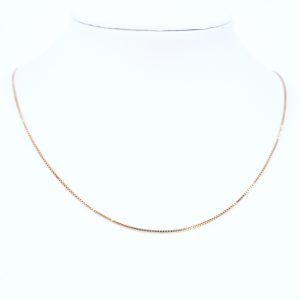 Halskedja Venezia Guld 18K 1,8g Längd 42cm Bredd 1mm