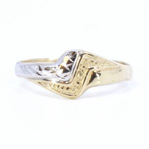 Ring Guld / Vitguld 14K 0,6g Ø18,25 - Defekt