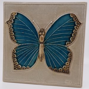 Väggplatta "Fjäril" Lisa Larson 22,5x22,5cm