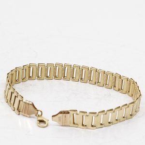 Armband Guld 14K 6,7g Längd 22cm Bredd 10mm ihålig
