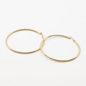 Örhängen ett par Guld 18K 3,7g Diameter 54mm