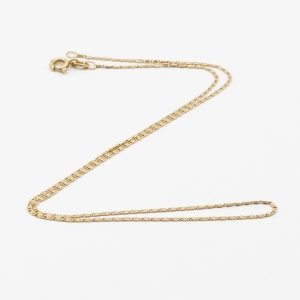 Halskedja Guld 18K 2,0g Längd 38cm Bredd 1mm