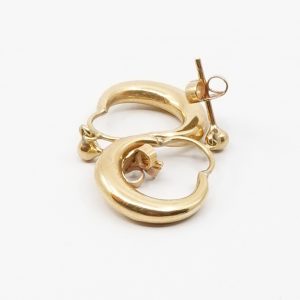 Örhängen ett par Guld 18K 3,1g Höjd 22mm