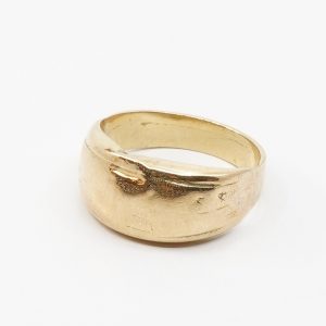 Ring Guld 18K 4,4g Ø18,5 bucklig, skadad
