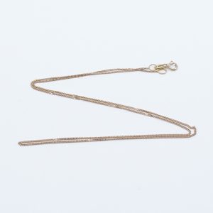 Halskedja Pansar 18K 4g Längd 40cm Bredd 1mm
