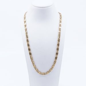 Halskedja Guld 14K 13g Längd 61cm Bredd 5mm