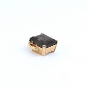 Hänge Guld 18K brv 13,3g Bredd 15mm Höjd 30mm, med sten