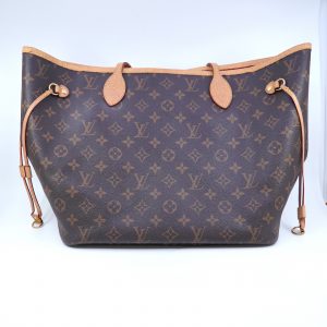Handväska Louis Vuitton Neverfull Monogram med tillhörande Pochette