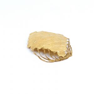 Hårsmycke Guld 21K 16,4g Bredd 60mm Höjd 20mm, bucklig
