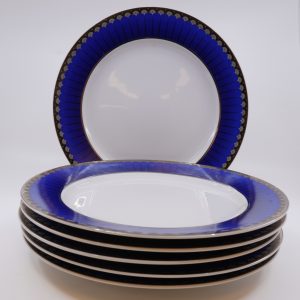 Mattallrikar 6st Ø27cm "Marianne" Sigvard Bernadotte Fyrklövern