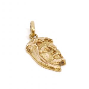 Hänge/berlock Guld 18K 3,3g Bredd 13mm Höjd 31mm Jesus