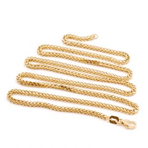 Halskedja Guld 18K 4,4g Längd 50,5cm Bredd 3mm