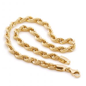 Armband Cordell ihålig Guld 18K 3,5g Längd 22cm Bredd 3mm