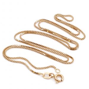 Halskedja Venezia Guld 18K 2,7g Längd 51,5cm Bredd 1mm