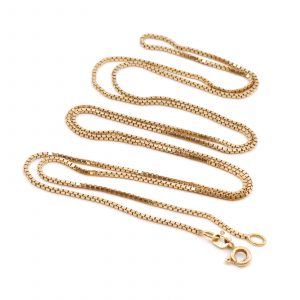 Halskedja Venezia Guld 18K 6,95g Längd 70,5cm Bredd 2mm