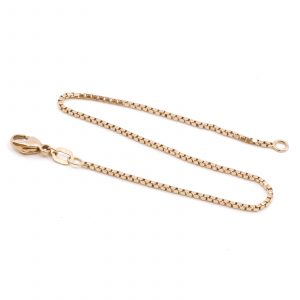 Armband Venezia med skeva länkar Guld 18K 2,02g Längd 18cm Bredd 3mm