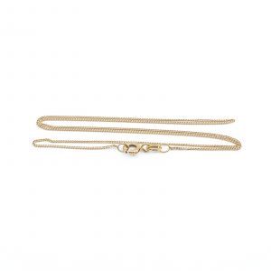 Halskedja Pansar Guld 18K 1,2g Längd 35,8cm Bredd 0,8mm