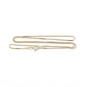 Halskedja Venezia Guld 18K 2,7g Längd 39,5cm Bredd 0,8mm