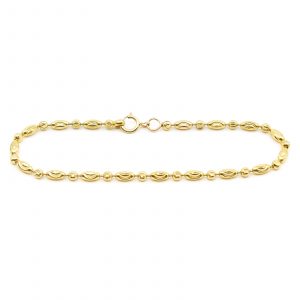 Armband Guld 21K 3,5g Längd 16,5cm Bredd 2mm
