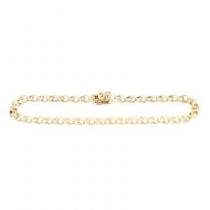 Armband Bismarck Guld 18K 5,8g Längd 20cm Bredd 4mm