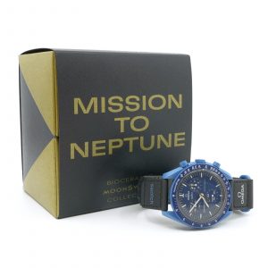 Armbandsur Omega x Swatch Mission to Neptune Boett 42mm