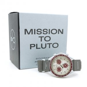 Armbandsur Omega x Swatch Mission to Pluto Boett 42mm