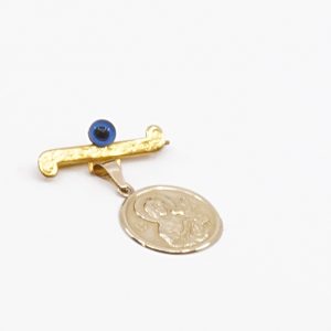 Brosch Guld 14K/21K 1,2g Bredd 24mm Höjd 18mm