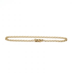 Armband Bismarck Guld 18K 5,0g Längd 19cm Bredd 3,5mm