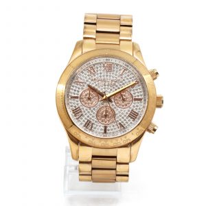 Armbandsur Michael Kors Roséguldstonat Stålboett 43mm Ref.nr. MK-5946 Ser.nr.111405 Quartz Kronograf