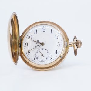 Fickur savonette Guld 14K, 94,7g, Boett 50mm, manuell, plexiglas