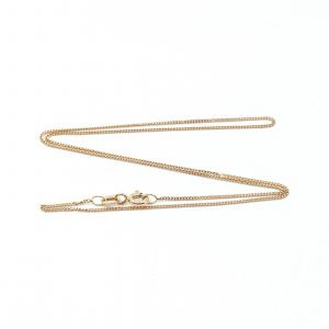 Halskedja Pansar GFAB Guld 18K 1,5g Längd 36,5cm Bredd 0,5mm