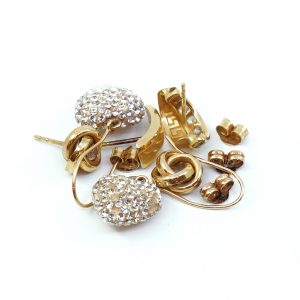 Investeringsguld 18K 4,1g med stenar