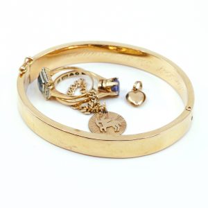 Investeringsguld 18K 29,0g med stenar
