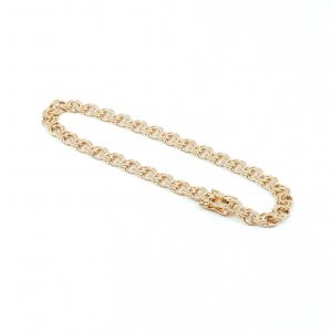 Armband Bismarck Guld 18K 9,5g Längd 18,5cm Bredd 5mm
