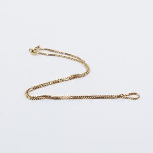 Halskedja Venezia Guld 18K 4,9g Längd 38,5cm Bredd 1mm