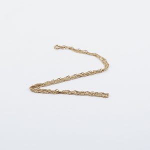 Halskedja Guld 18K 4,8g Längd 43cm Bredd 3mm