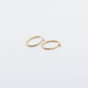 Örhängen 18K 2,2g Höjd 24mm Diameter 15mm