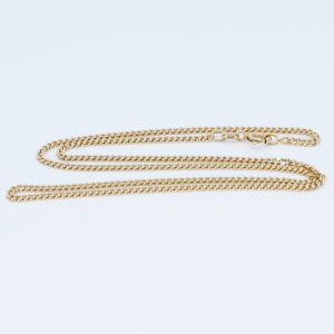 Halskedja Pansar Guld 18K 6,9g Längd 44,5cm Bredd 2mm