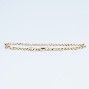 Armband Pansar Guld 18K 4,5g Längd 18,7cm Bredd 4mm, skev