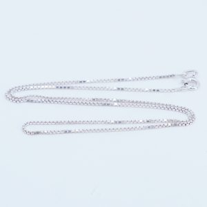 Halskedja Venezia Silver S925 2g Längd 36,5cm Bredd 1mm