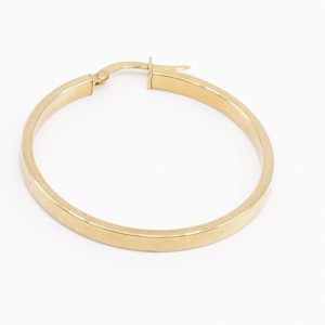 Örhängen udda Guld 09K 1,2g Höjd 35mm Diameter 35mm