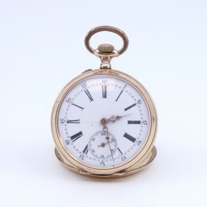 Fickur Guld 18K 39,6g Boett 37mm manuell med liten sekundvisare