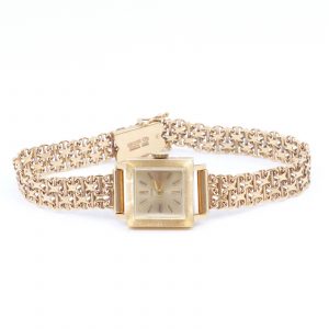 Armbandsur Tudor Guld 18K Längd 19cm Boett 16,5mm 23,3g manuell