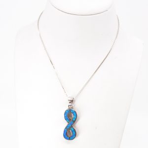 Collier Venezia med hänge Silver S925 Brv 4,4g Längd 40,5cm Bredd 1/32mm