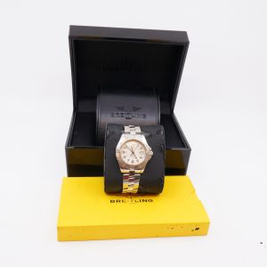 Armbandsur Breitling Colt GMT Automatisk Stål Längd 23cm Boett 40mm Ref: A32350 Snr: 1309300 Datum