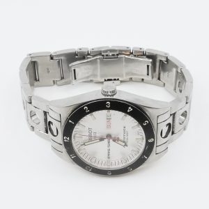 Armbandsur Tissot PRS 516 Stål Boett 39mm Automatisk Datum Safirglas Längd 19,1cm sliten